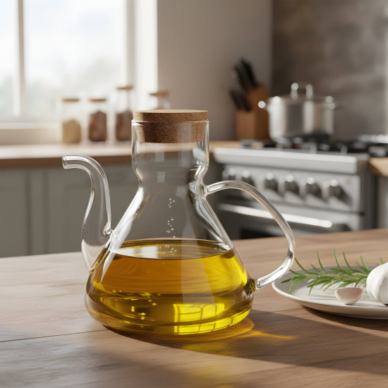 Glass Oil Dispenser Large